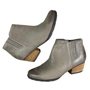 Blondo Valli Waterproof Ankle Boots  Women's Size 7.5  Mushroom Leather